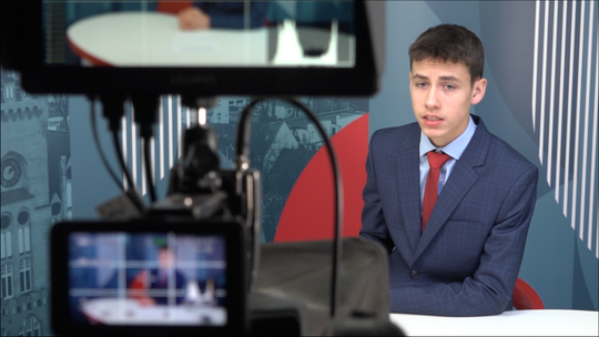 14-latek wygrał licytację WOŚP i poprowadził serwis informacyjny TV Słupsk