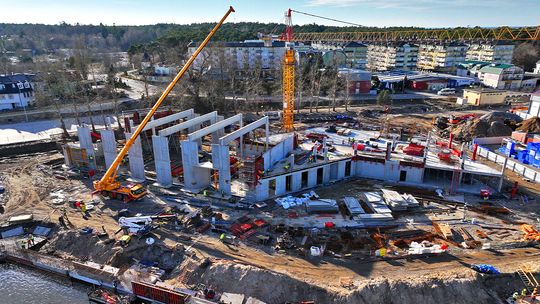 Baza PGE Baltica będzie gotowa już w TYM ROKU! Zobacz postępy w budowie 👷‍♂️