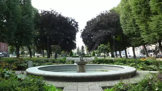 fontanna w parku Henryka Sienkiewicza