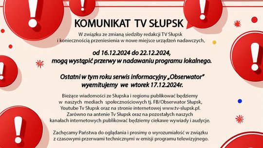 Komunikat TV Słupsk