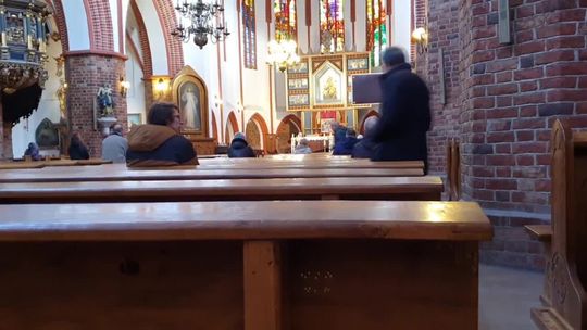 Kościoły były puste