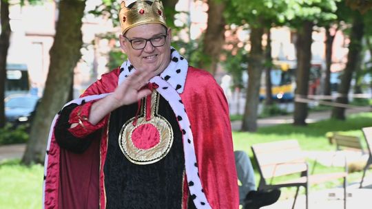 Król Burczybas we własnej osobie