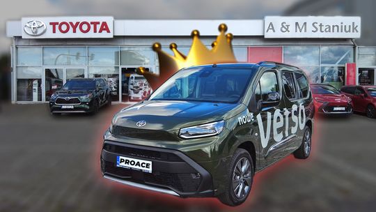 Król PRAKTYCZNOŚCI wśród AUT rodzinnych? Nowa Toyota PROACE City Verso