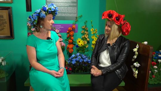 Letnia redakcja TV Słupsk - O wystawie "Rozkwitanie tradfycji"