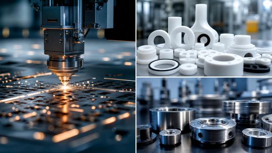 Nowoczesna produkcja B2B: od cięcia laserem po komponenty PTFE