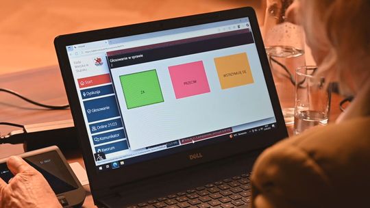 wyniki głosowania na sesji