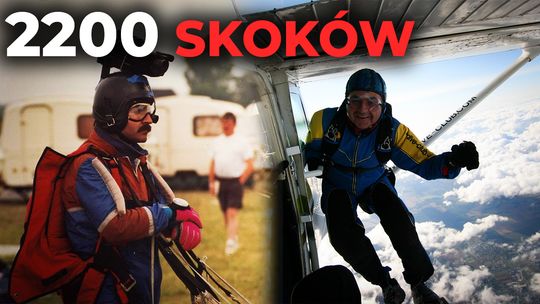 „Patrzysz w dół i widzisz Google Maps” 😳 70 lat i dalej skacze ze spadochronem!