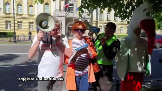 Protest gminy w stolicy