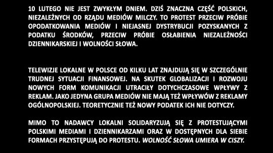 PROTEST MEDIÓW