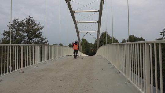 Rowerowa kładka nad Słupią gotowa