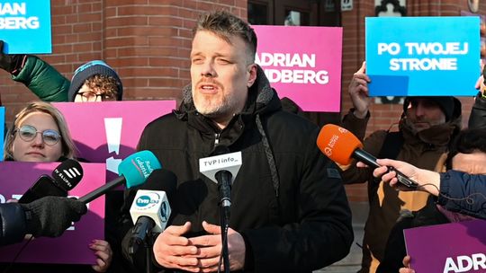 Rozpoczął kampanię od Słupska