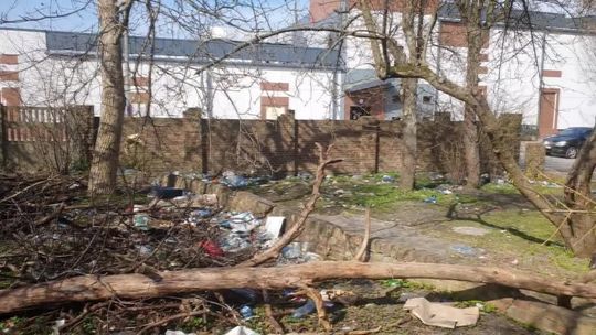 Śmietnisko w samym centrum