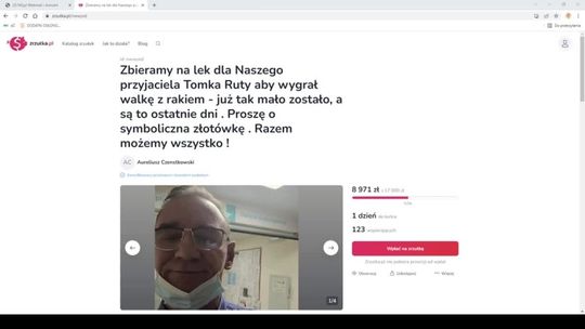 Tomasz walczy o zdrowie 