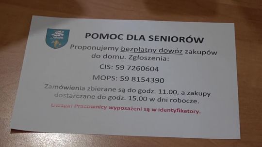 Ustka pomaga seniorom 