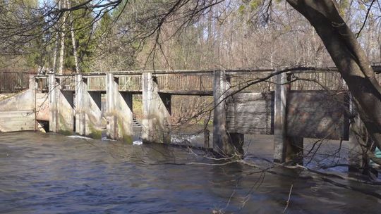 W Słupi pół metra wody mniej.