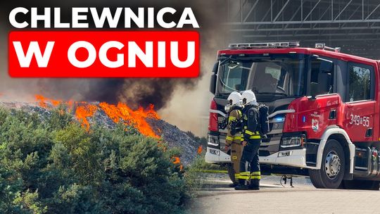 🔥 Wielki pożar w Chlewnicy. Blisko 200 strażaków walczy z ogniem 🚒