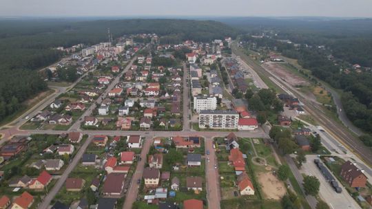 kępice z lotu ptaka