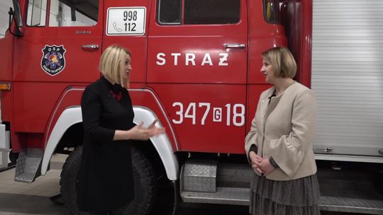 Zimowa redakcja TV Słupsk - O działalności CAL w Krępie Słupskiej i o kobietach w OSP