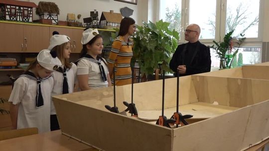Zimowa redakcja TV Słupsk - O edukacji morskiej w SP Bierkowo