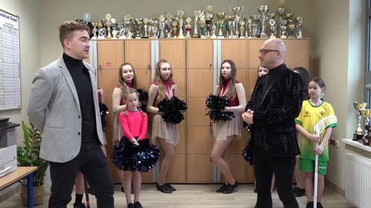 Zimowa redakcja TV Słupsk - O klubach sportowych w SP Bierkowo