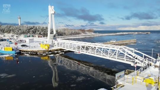 Zimowa Ustka na filmie