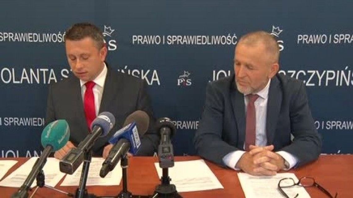 "Konferencja prasowa radnych Prawa i Sprawiedliwości"